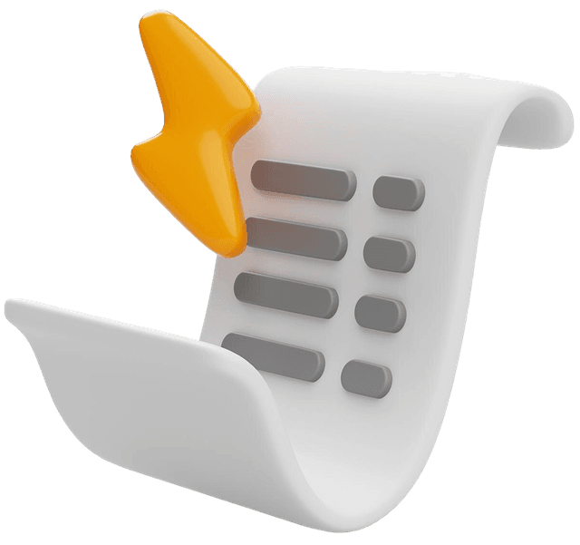 Energy Bill Invoice Icon